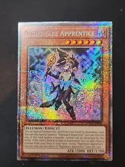 Yugioh! TCG - Nightmare Apprentice - Starlight Rare - 2025 Mega-Pack -MP25-EN004 - Image 1