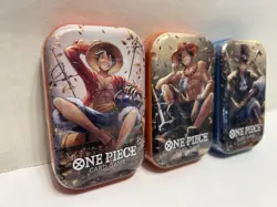 One Piece Tin Pack Set Vol 2 Set of 3 | TS-02 OP-13 | Factory Sealed | Bandai - Image 2