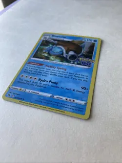 Pokemon Card TCG Blastoise 017/078 Pokemon GO Holo LP - Image 2