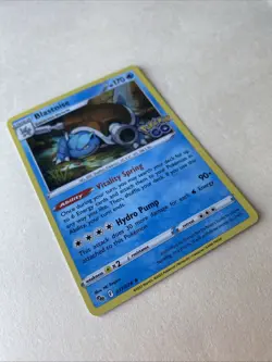 Pokemon Card TCG Blastoise 017/078 Pokemon GO Holo LP - Image 3