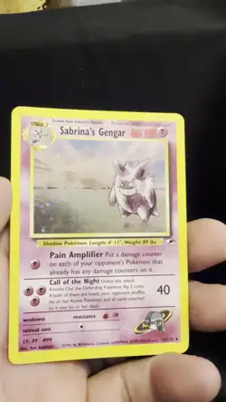 Pokemon TCG Sabrina's Gengar Holo Gym Challenge Card 14/132 Rare - Image 2