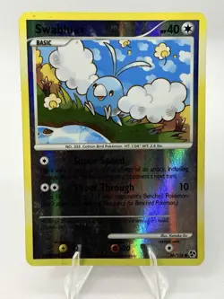 Swablu 86/106 Reverse Holo Great Encounters Pokemon Card - Image 1