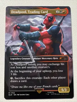Secret Lair Drop Series #1753 Deadpool, Trading Card - Image 1