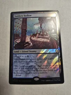 Sunken Hollow 76 NM Surge Foil MTG TMC Magic - Image 1