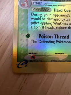 Pokemon Cascoon 26/109 EX Ruby & Sapphire Reverse Holo LP - Image 4