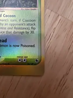 Pokemon Cascoon 26/109 EX Ruby & Sapphire Reverse Holo LP - Image 5