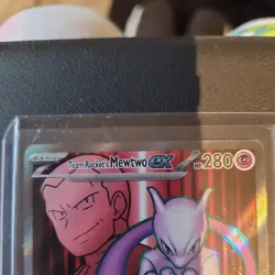 Pokemon Team Rocket's Mewtwo EX 213/182 Sv10 Destined Rivals Holo 280 HP - Image 3
