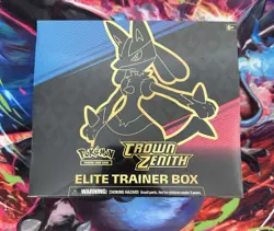 Crown Zenith Elite Trainer Box ETB Pokemon Sealed *TEAR* - Image 1