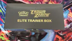 Crown Zenith Elite Trainer Box ETB Pokemon Sealed *TEAR* - Image 3