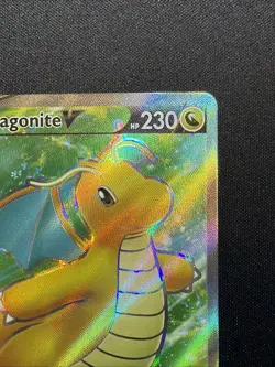 Dragonite V ⭐ 076/078 Holo Rare Ultra Pokemon GO 2022 Pokemon NM - Image 3