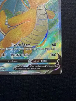 Dragonite V ⭐ 076/078 Holo Rare Ultra Pokemon GO 2022 Pokemon NM - Image 4