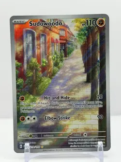Sudowoodo 219/193 Paldea Evolved Illustration Rare Pokemon TCG NM Condition - Image 1