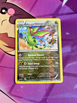 Flygon - 76/111 [Furious Fists] Pokemon TCG - REVERSE HOLO RARE - NM - Image 1