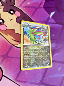 Flygon - 76/111 [Furious Fists] Pokemon TCG - REVERSE HOLO RARE - NM - Image 2