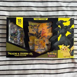 Pokemon TCG - Pikachu & Zekrom GX Premium Collection Box - Sealed - Image 1