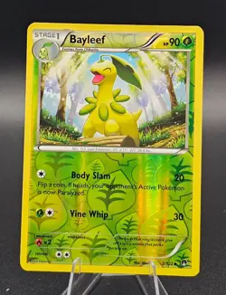 Pokemon TCG Bayleef 002/122 BREAKpoint Rev Holo Uncommon MP 🌿 - Image 1