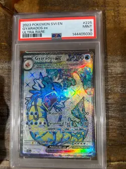 POKEMON 2023 Scalet Violet Ultra Rare GYARADOS EX #225 PSA 9 Mint RARE - Image 1