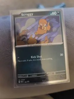 Scraggy SVP 186 - Pokemon Scarlet & Violet Black Star Promo - Journey Together - Image 1
