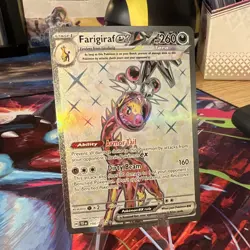 Pokemon Farigiraf ex SV05: Temporal Forces Ultra Rare Holo 260 HP 194/162 - Image 3