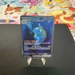 Pokemon Blastoise EX Full Art Holo SV 151 200/165 Special Illustration Rare HP … - Image 3