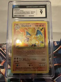 Pokemon TCG Charizard & Ho-Oh Ex Holo Charizard 003/034 CLC CGC 9 - Image 1