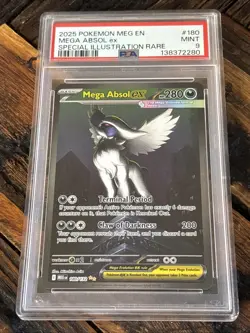 Pokemon TCG Mega Absol EX Sir 180/132 Mega Evolution English PSA 9 - Image 1