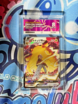 2021 POKEMON JPN SWORD & SHIELD VMAX CLIMAX #223 FULL ART/PIKACHU VMAX ACE 8 - Image 2