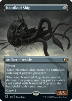 1 x Nautiloid Ship - Borderless - Commander Legends: Battle for Baldur's Gate - - Image 1