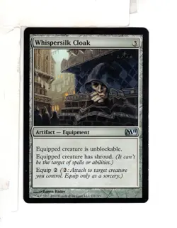 MTG SkeenAB Whispersilk Cloak from M11. LP. - Image 1