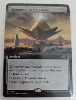 MTG, Monument to Endurance- (Extended Art) Aetherdrift Regular NM - Image 1