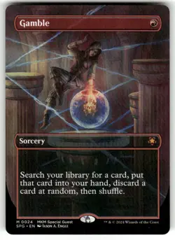 MTG Gamble (Borderless) | NM | Special Guests (SPG) - Image 1