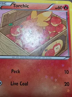 HP Torchic RC5/RC25 Holo Legendary Treasures: Radiant Collection Pokemon - Image 5