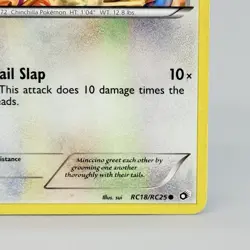 Minccino RC18/RC25 Common Holo Legendary Treasures Radiant Collection Pokemon LP - Image 4