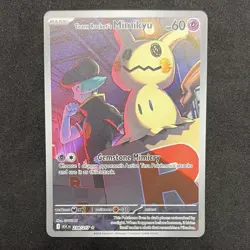 Pokemon TCG Team Rocket's Mimikyu ASC 238/217 Rare Full Art Holo 60 HP Basic - Image 1