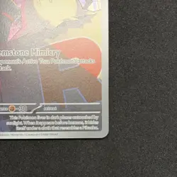Pokemon TCG Team Rocket's Mimikyu ASC 238/217 Rare Full Art Holo 60 HP Basic - Image 4