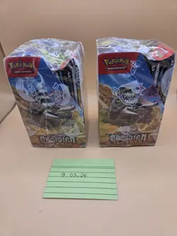Pokemon Obsidian Flammen Booster Display 2x 18 Karmesin & Purpur Sealed OVP - Image 4