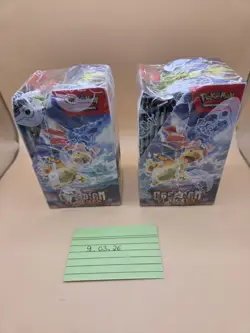 Pokemon Obsidian Flammen Booster Display 2x 18 Karmesin & Purpur Sealed OVP - Image 5