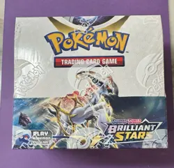 Pokemon TCG Sword & Shield Brilliant Stars Booster Box - Factory Sealed - Image 1