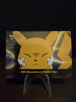 Pokemon Topps TV Animation EP5 Showdown in Pewter City Pikachu HOLO Foil 🌟 - Image 1