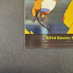 2000 Topps Pokemon Tv Animation Edition Ep14 Electric Shock Showdown Holo NM/LP+ - Image 5