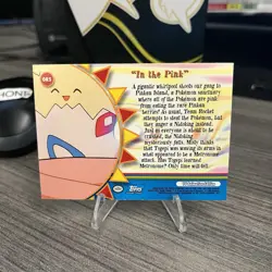 Pokemon Topps In the Pink OR5 Orange Islands Blue Label 2000 Pikachu - Image 2