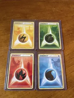 Pokemon Legendary Energy Card Lot Of 4 HeartGold SoulSilver 2010, 115-118 /123 - Image 1
