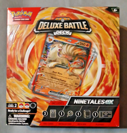 Pokemon TCG, 2025 Deluxe Battle Deck, Ninetales EX Box, Factory Sealed - Image 1