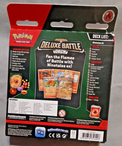 Pokemon TCG, 2025 Deluxe Battle Deck, Ninetales EX Box, Factory Sealed - Image 2