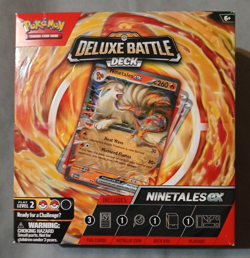 Pokemon TCG, 2025 Deluxe Battle Deck, Ninetales EX Box, Factory Sealed - Image 3
