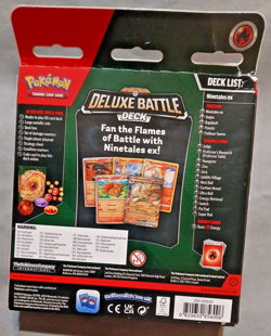 Pokemon TCG, 2025 Deluxe Battle Deck, Ninetales EX Box, Factory Sealed - Image 4