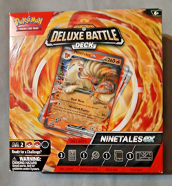 Pokemon TCG, 2025 Deluxe Battle Deck, Ninetales EX Box, Factory Sealed - Image 5
