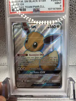 Eevee GX - SM242 Sun & Moon 2020 Pokemon - Black Star Promo PSA 9 - Image 3