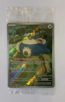 Pokemon Snorlax SVP051 Scarlet Violet Promo Pokemon Center Exclusive - Image 1