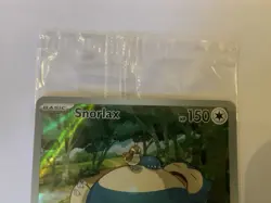 Pokemon Snorlax SVP051 Scarlet Violet Promo Pokemon Center Exclusive - Image 2